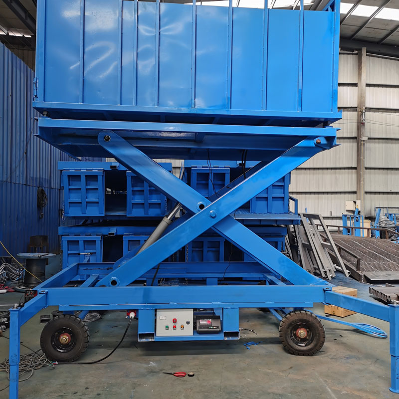 可移動(dòng)式帶電子秤卸豬臺(tái)